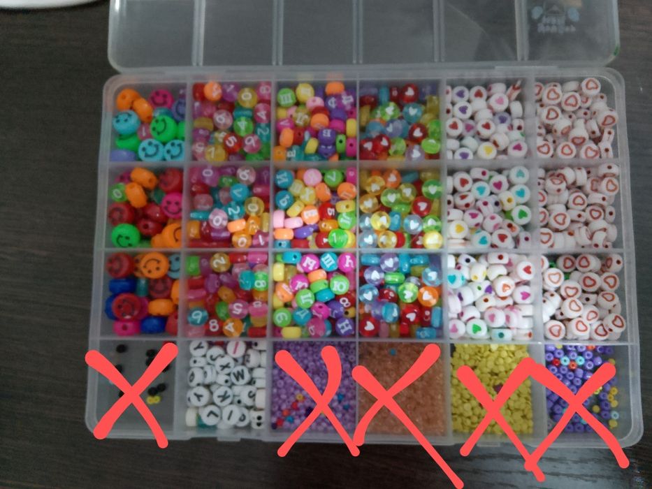 Декорации для браслетов из бисера