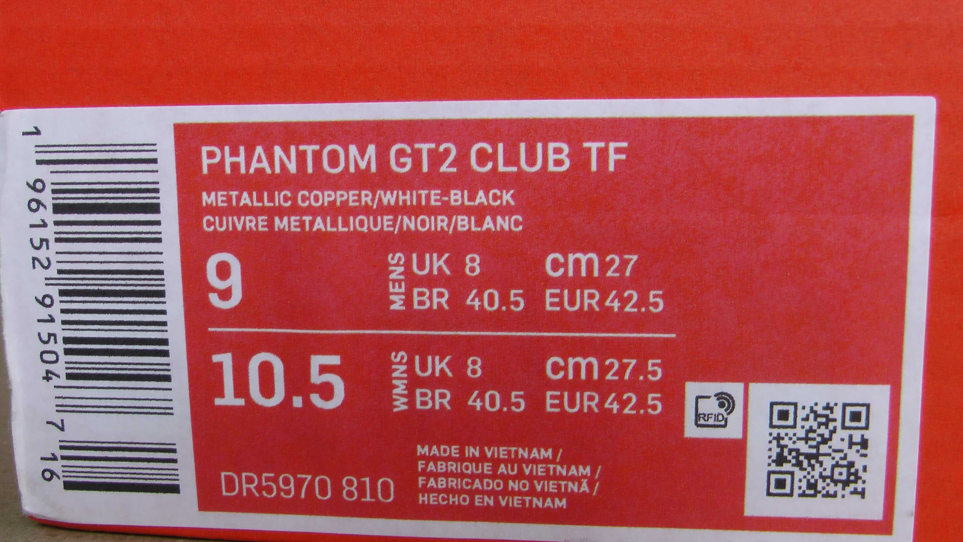 Ghete fotbal sintetic NOI Nike Phantom GT2 Club marimea 42,5