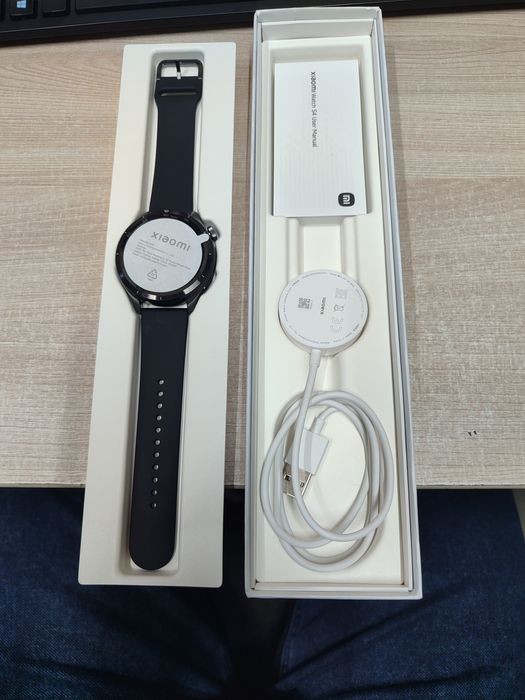 Смарт-часы Xiaomi Watch S4 47 мм серебристый-черный