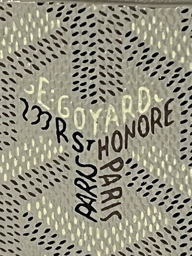 Cardholder goyard crem deschis portcard