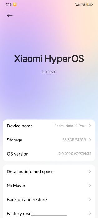 Xiaomi Redmi not 14pro plus