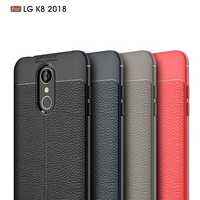 Husa / Bumper Antisoc model PIELE pt. LG K8 2018 / K9 , V50 ThinQ 5G