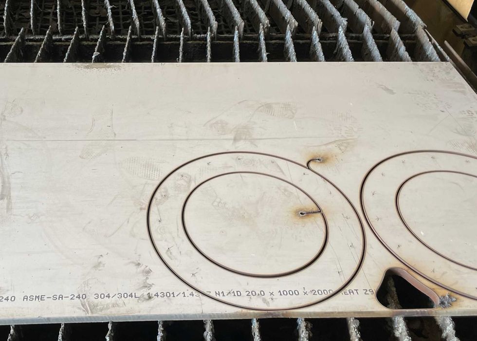 Debitare tabla CNC plasma pana la 35mm, placi hala, profile, sudura