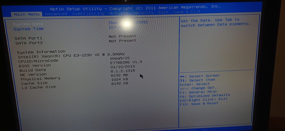 Xeon e3-1230v2 msi h61m s20 8 gb(4+4) озу)