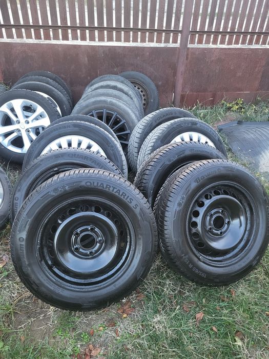 Jante aliaj cu anvelope M.s r15 r16