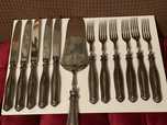 SET 6 FURCULITE + 5 CUTITE + PALETA ARGINT 800 - Vintage - 3.5lei/gr.