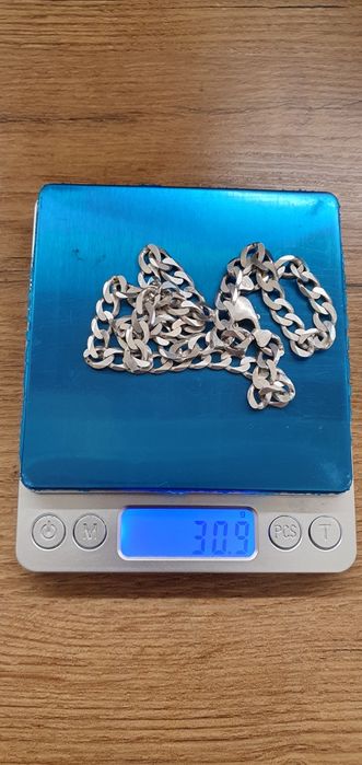 Lanț argint 925 model cuban 30,9 grame