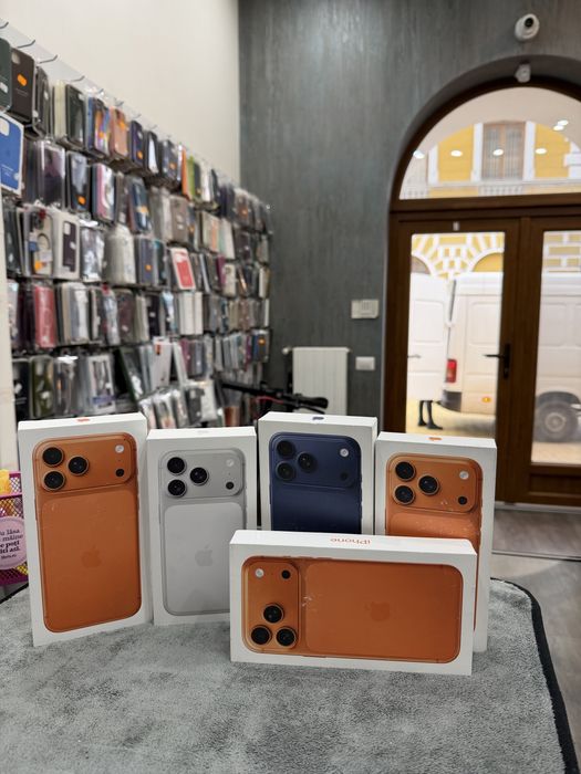 Iphone 17 pro 17 pro max 256 512 gb orange silver blue nou sigilat
