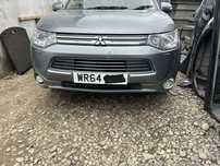 Bara fata Mitsubishi Outlander III 2012 - 2015 Gri (1158) model cu spalatoare far