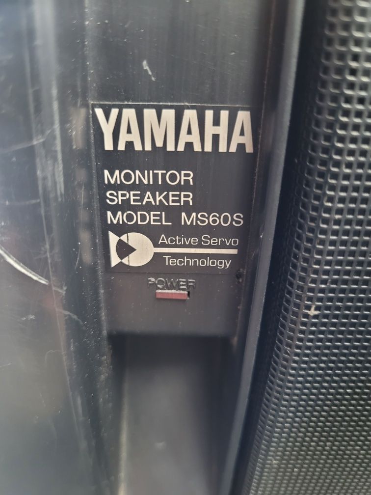 Yamaha monitor speaker model MS60S