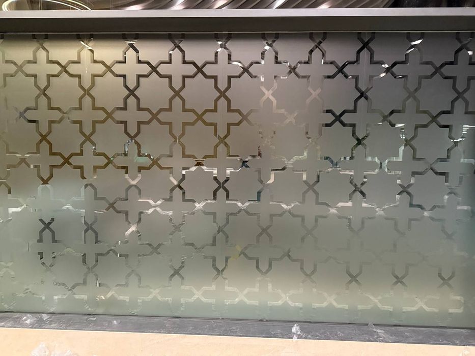 Пленка матовая туманка декоративная работа любая сложность