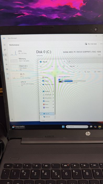 Laptop HP 250 G8 cu Intel Core i3 (gen 11) 115G4, 15.6”