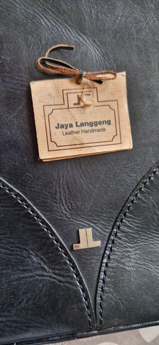 Geanta de piele Jaya Langgeng 100% naturala