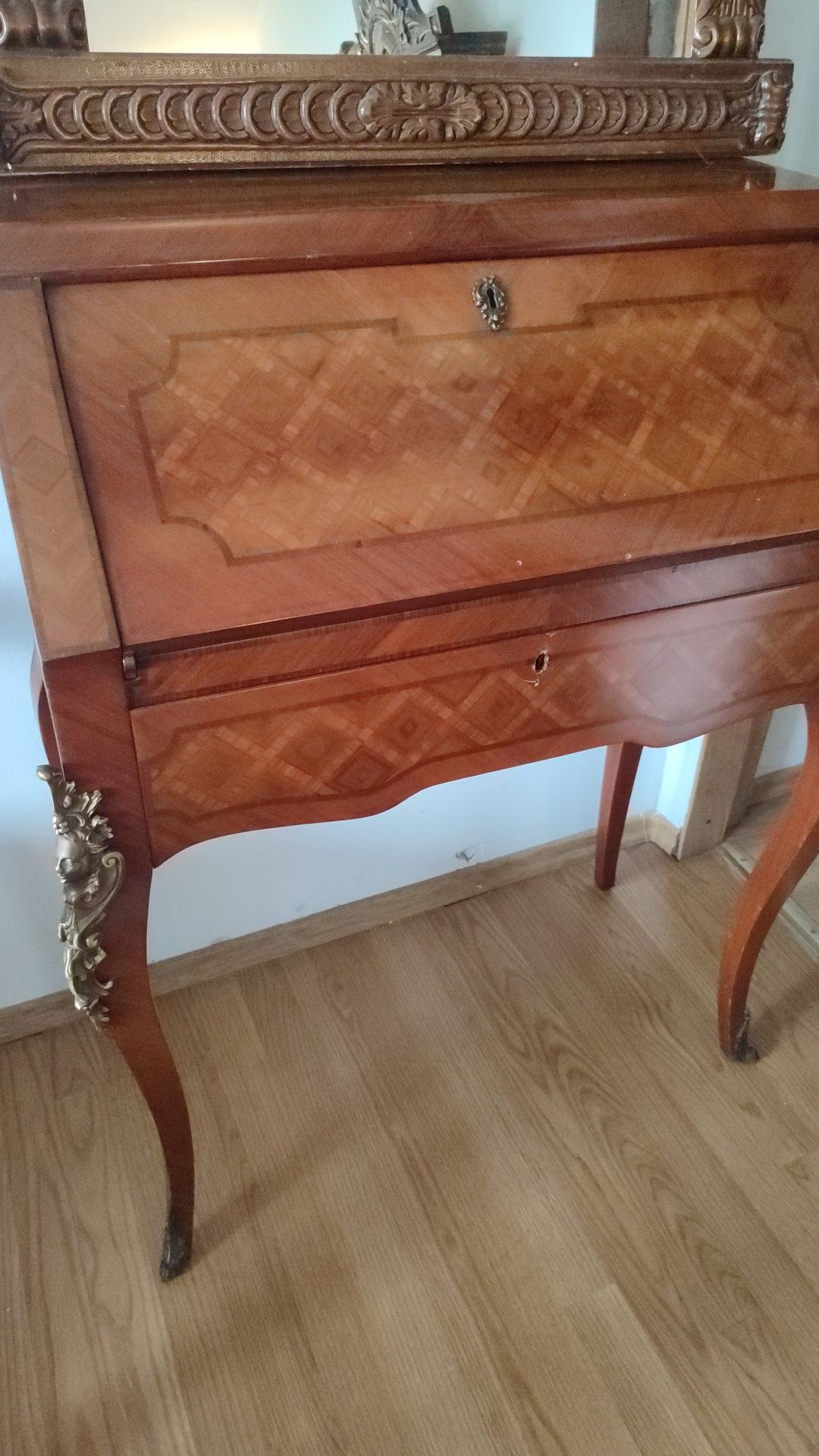 Secretaire cu oglinda clasic antic vintage retro