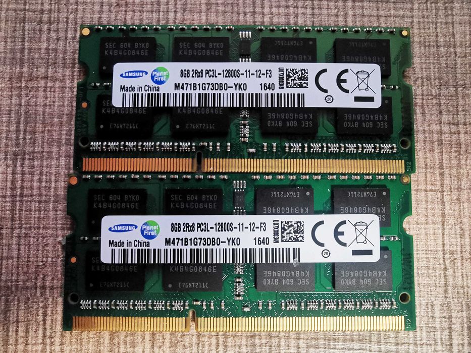 RAM SОDIMM памет 16Gb (2x 8Gb) DDR3L 1600Mhz CL11 1.35V