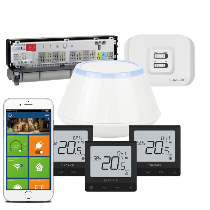 Instalare Automatizari incalzire in pardoseala Termostate Salus