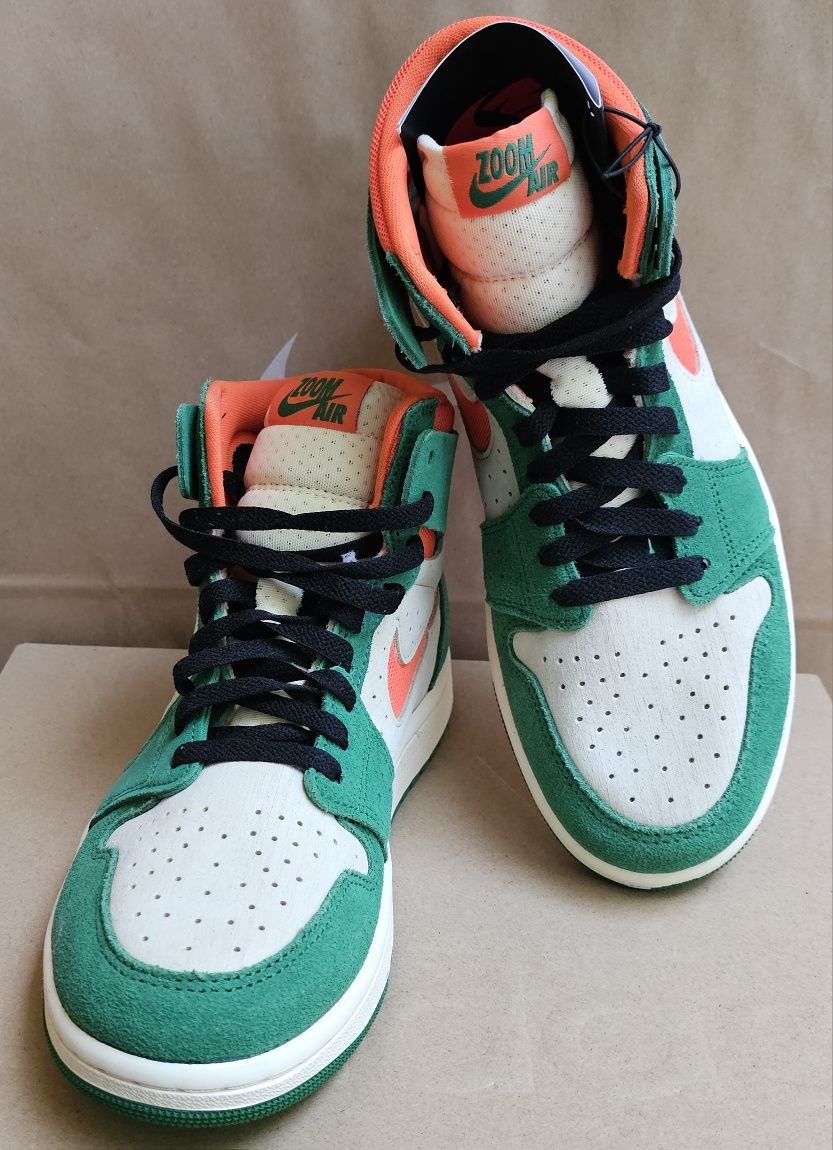 Nike Air Jordan 1 High Zoom CMFT 2 'Pine Green Orange Blaze'