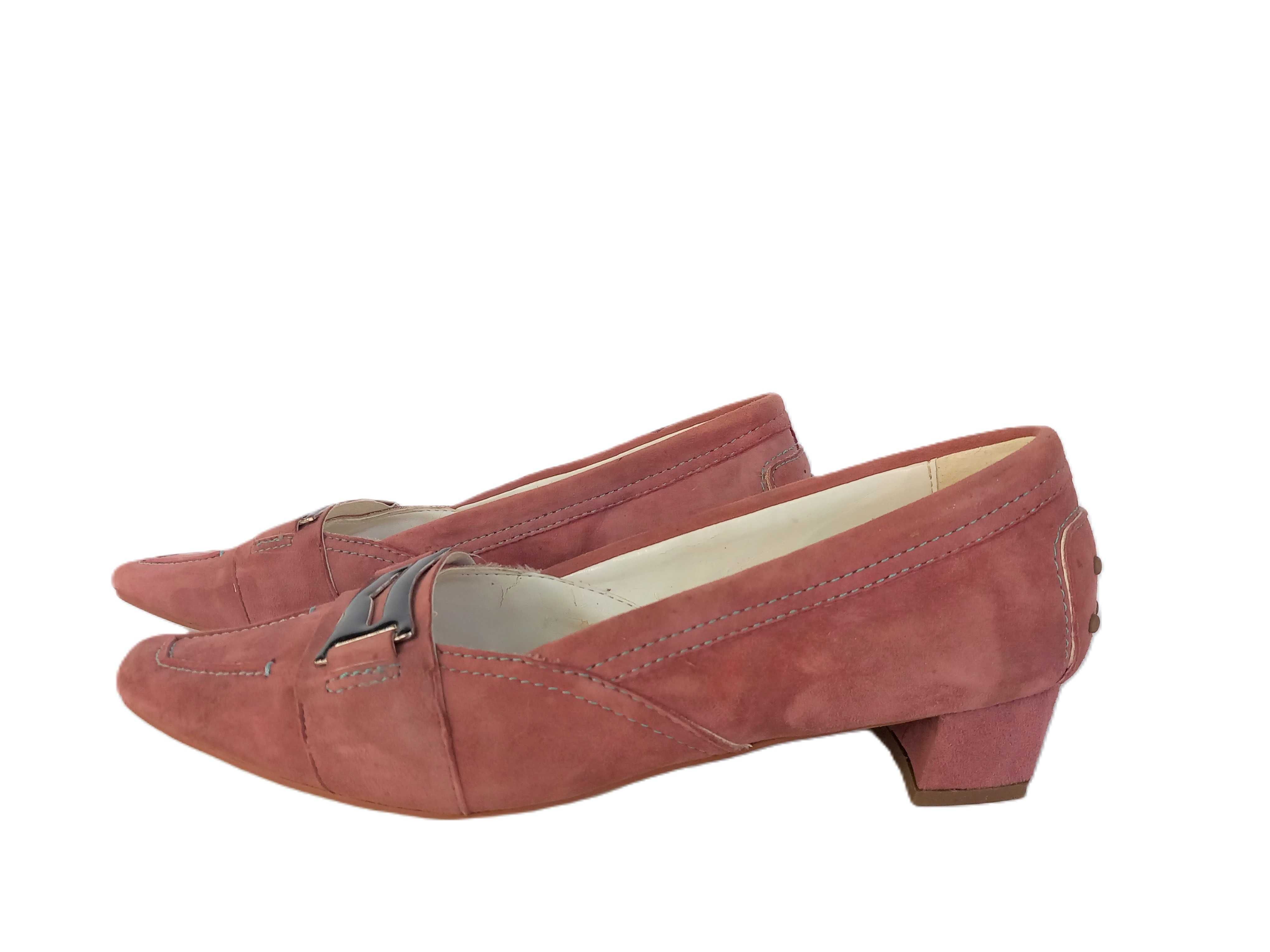Дамски обувки, № 38, естествен велур, неразличими от нови