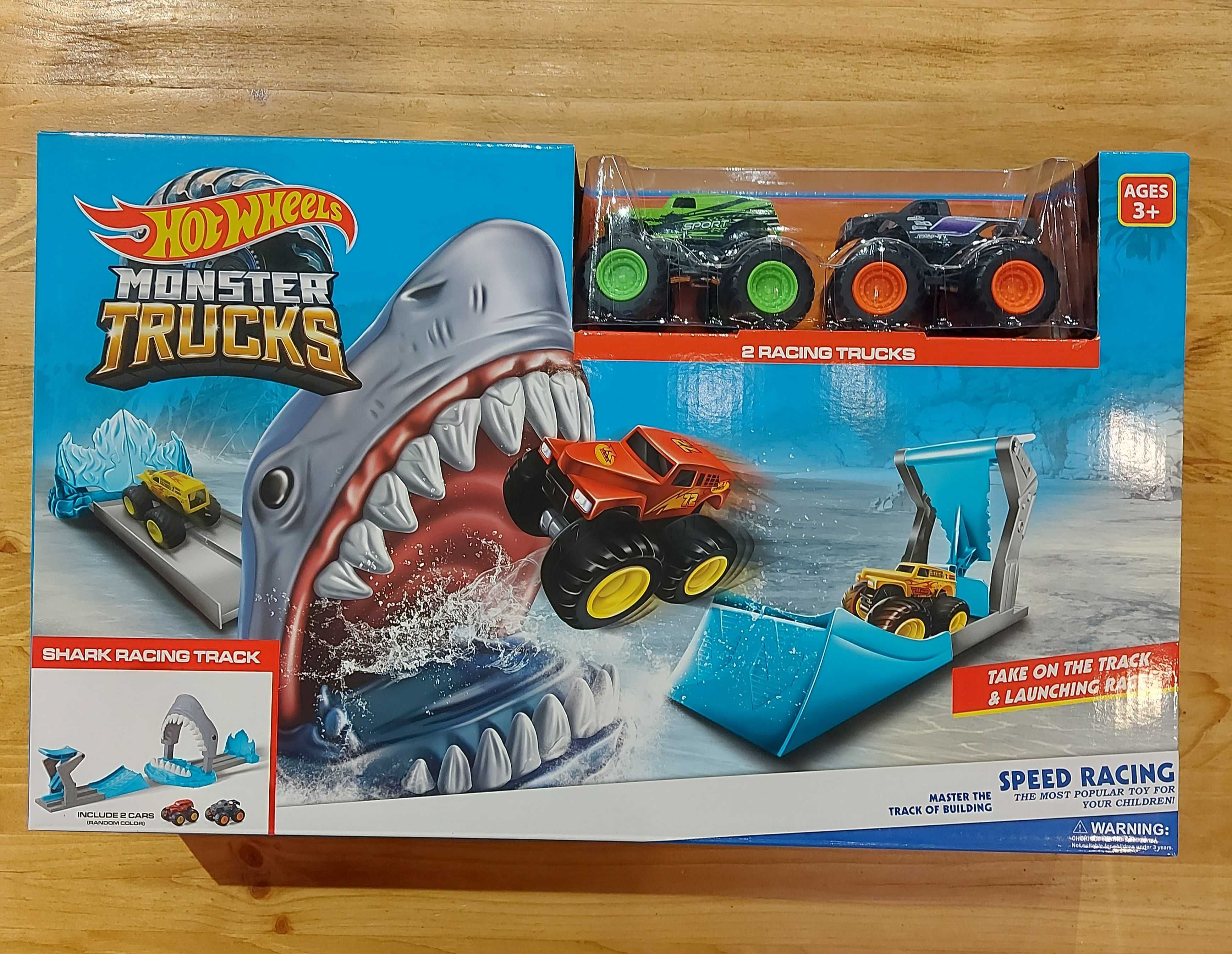 Трек Hot wheels Monster Trucks Shark. Трэк Атака Акулы. Хот вилс.