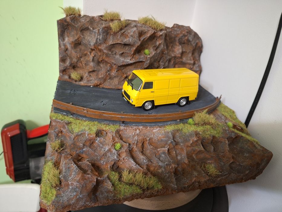 Diorama Auto Rocar Tv scara 1.43