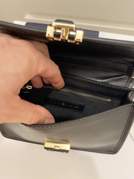 Geantă piele Tommy Hilfiger originală