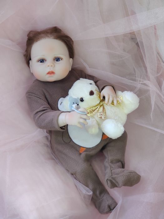 Реборн кукла мальчик Астана , 57см, можно купать