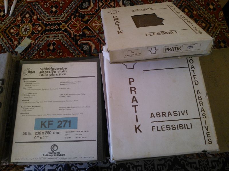 Шкурка за метал, 230x280 mm. .