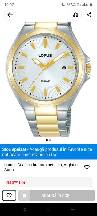 Ceasuri dama noi, marca Lorus-, brand SEIKO.