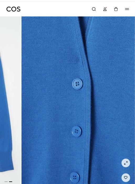 Cos жилетка с вълна