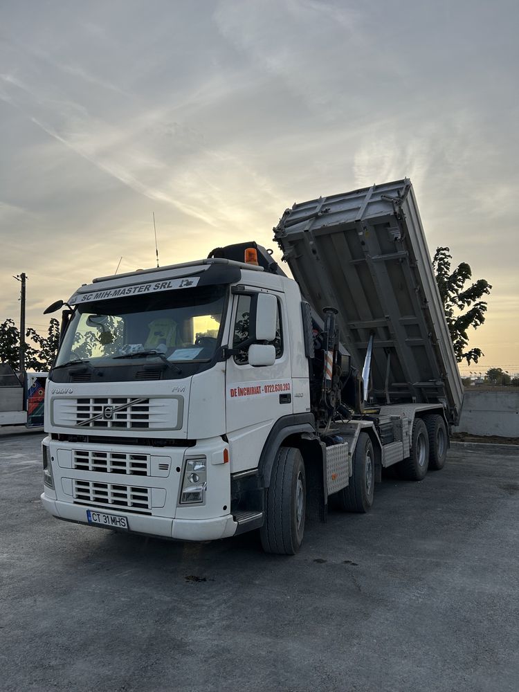 Automacara 8x4 hiab basculanta