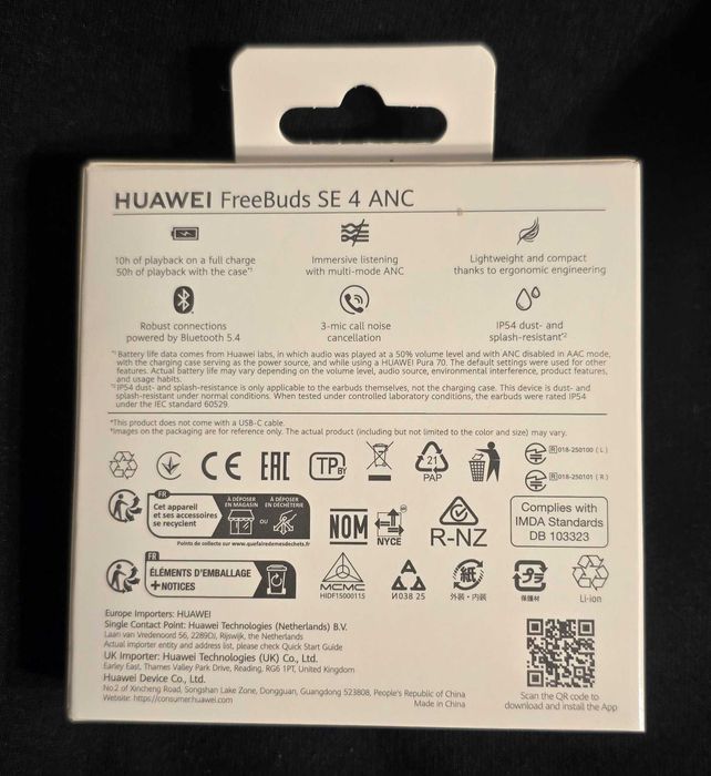 Casti In-Ear Huawei FreeBuds SE 4 ANC - NOI - SIGILATE