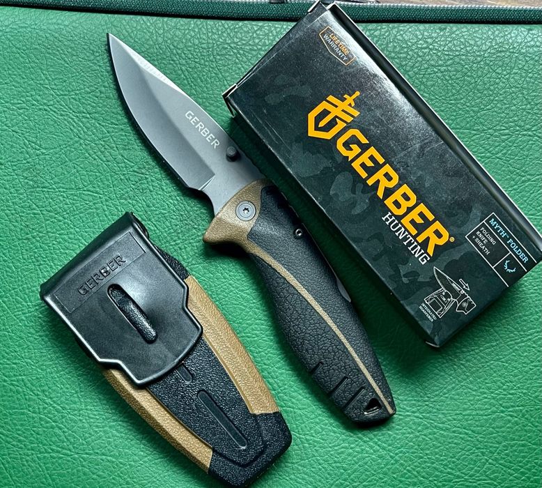 Уникат Сгъваем Нож Gerber с гумен калъф ножове за оцеляване ножка
