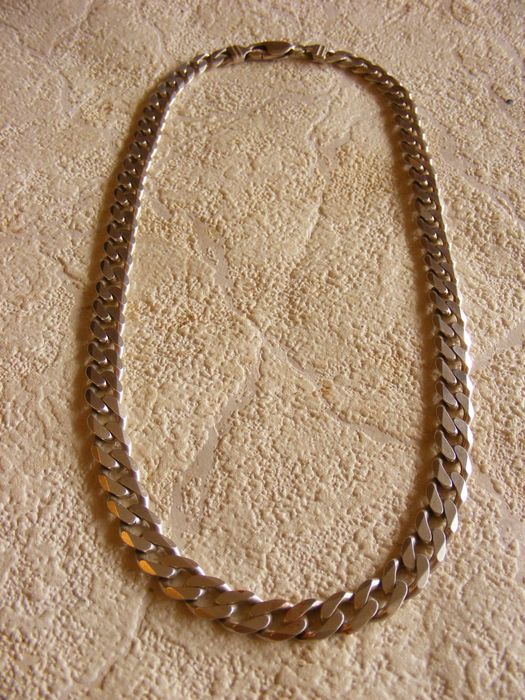 Масивен Сребърен Синджир Панцер