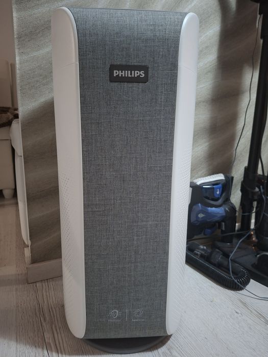 Purificator Aer Philips AC3858/51, 4 trepte viteza, HEPA, alb
