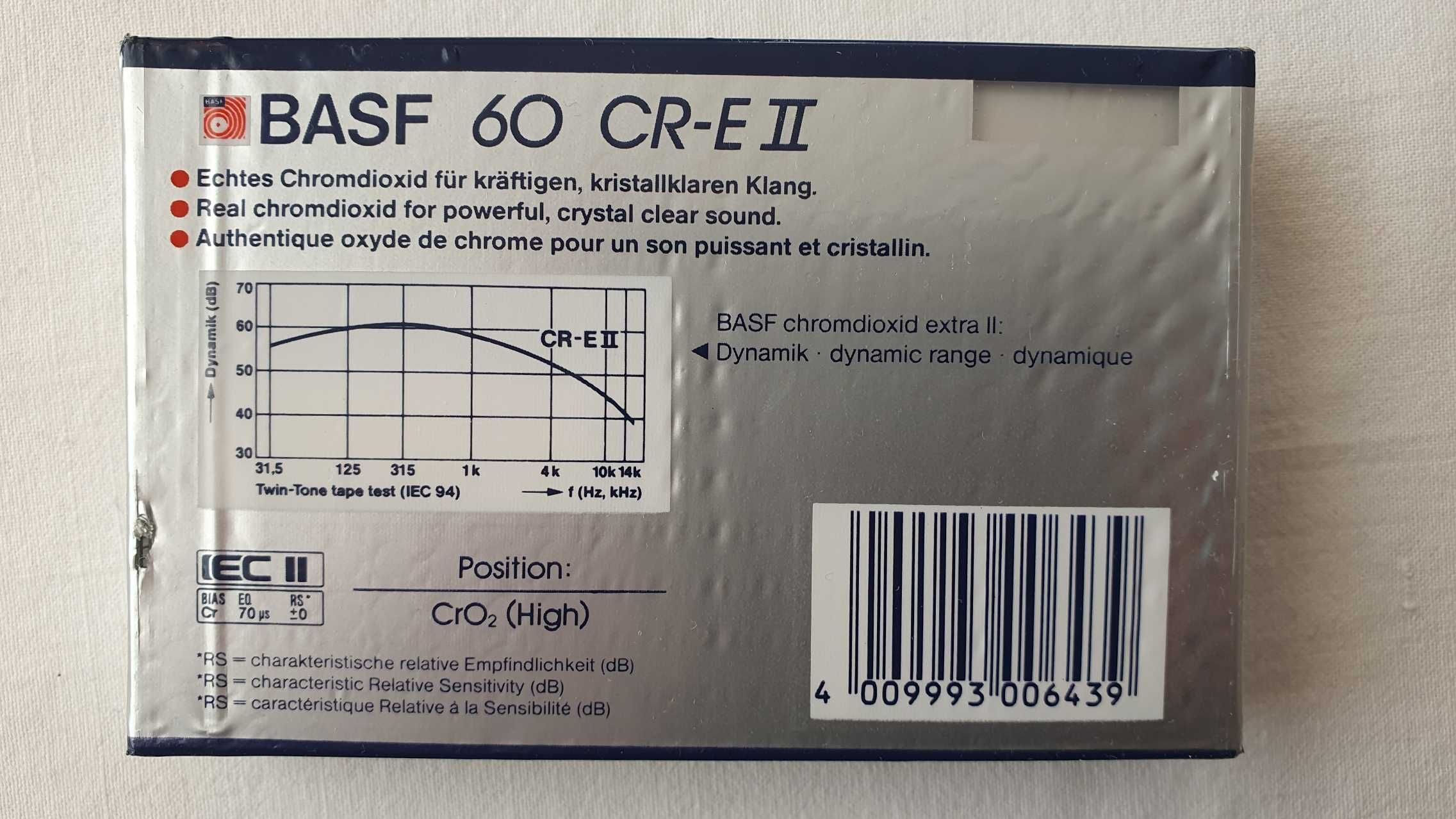 Нови аудио касети TDK SA,  Sony, BASF Chromdioxid