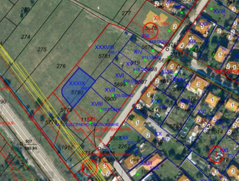 Парцел в София-Обеля площ 1527 цена 152700