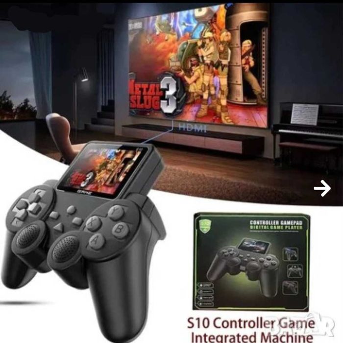 Ретро Ръчна конзола за игри Gamepad Контролер с вградени игри