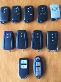 Aвтомобилни ключове за Тойота / Toyota, Хонда / Honda, Нисан / Nissan