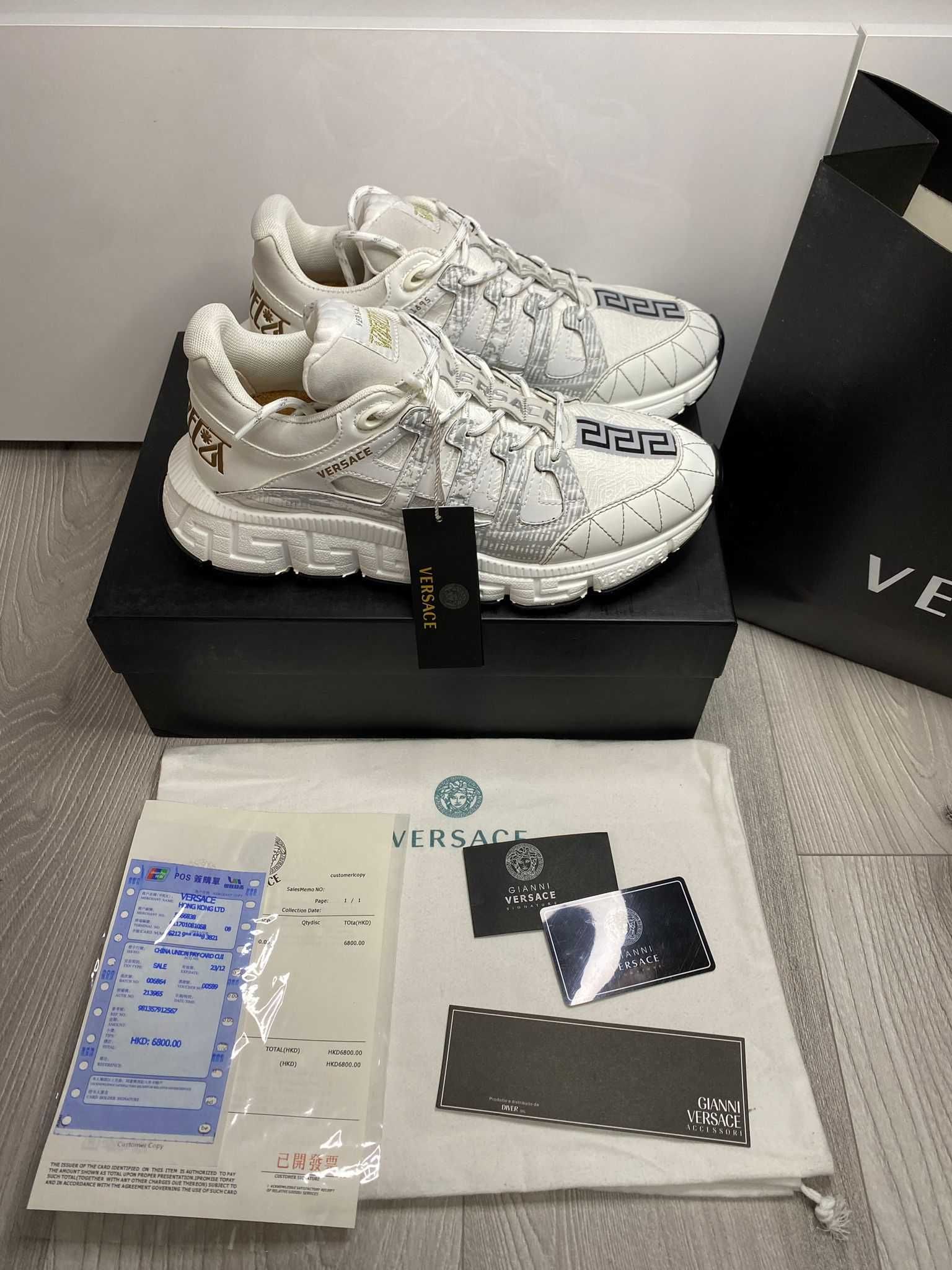 Adidasi Versace Trigreca Full BOX Premium