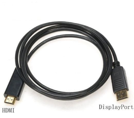 DisplayPort към HDMI качествен кабел 1.8м / 3м + Гаранция