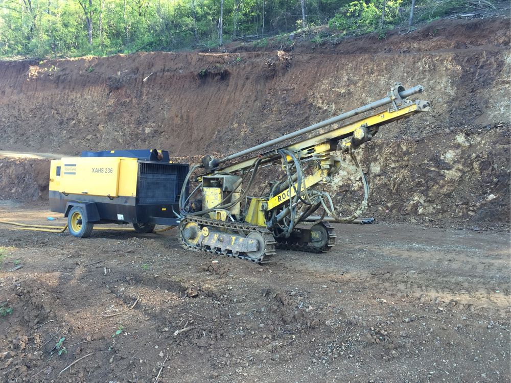 Instalatie de foraj Atlas ROC 203/ Rock drilling