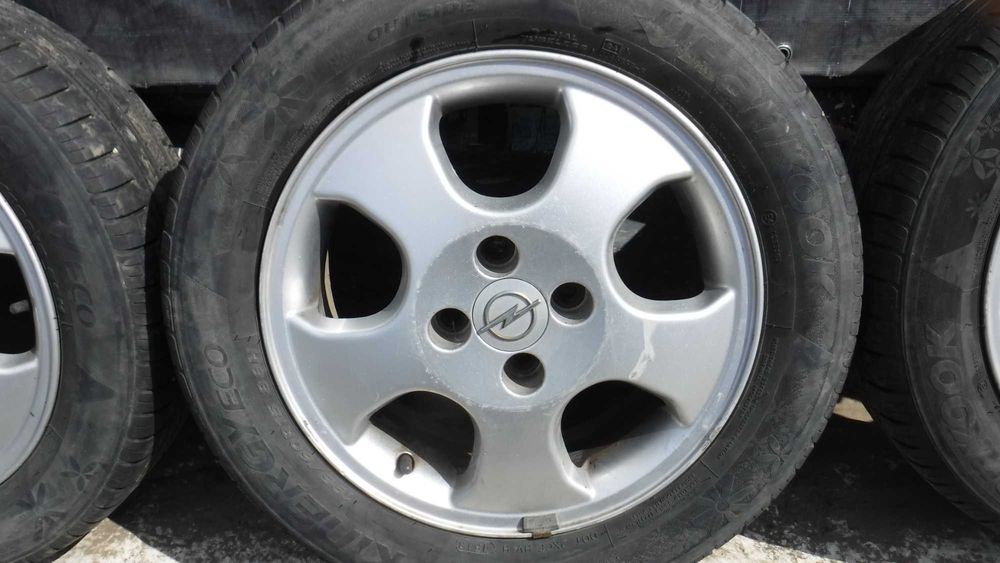 Jante Opel 4x100  Corsa  195 60 15 vara Hankook Kinergy