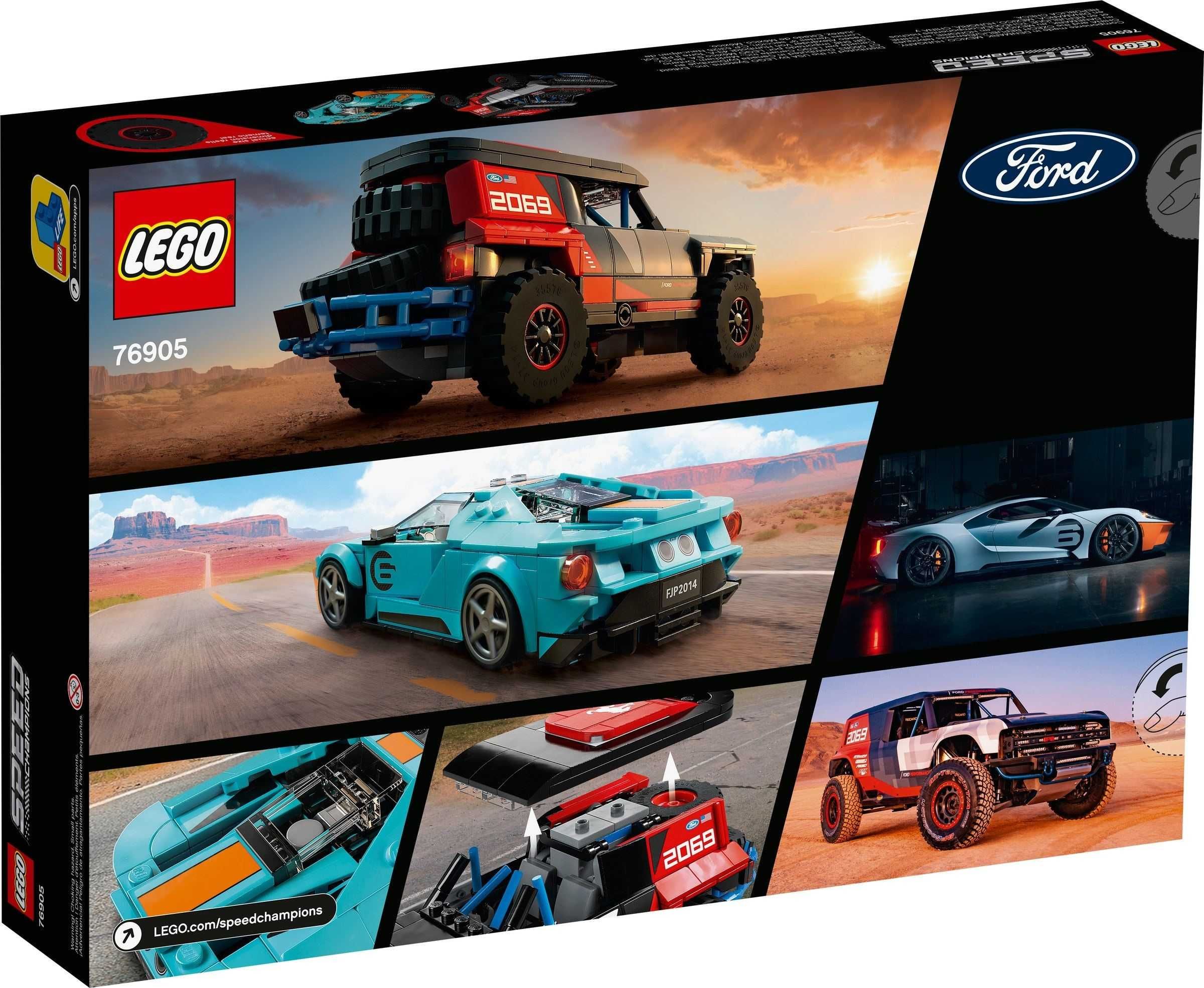 LEGO Speed Champions- 76905: Ford GT Heritage Ed. & Bronco NOU sigilat