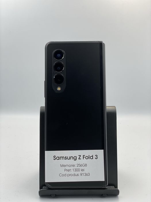 Samsung Z Fold 3 - 256GB memorie, 1 an garantie