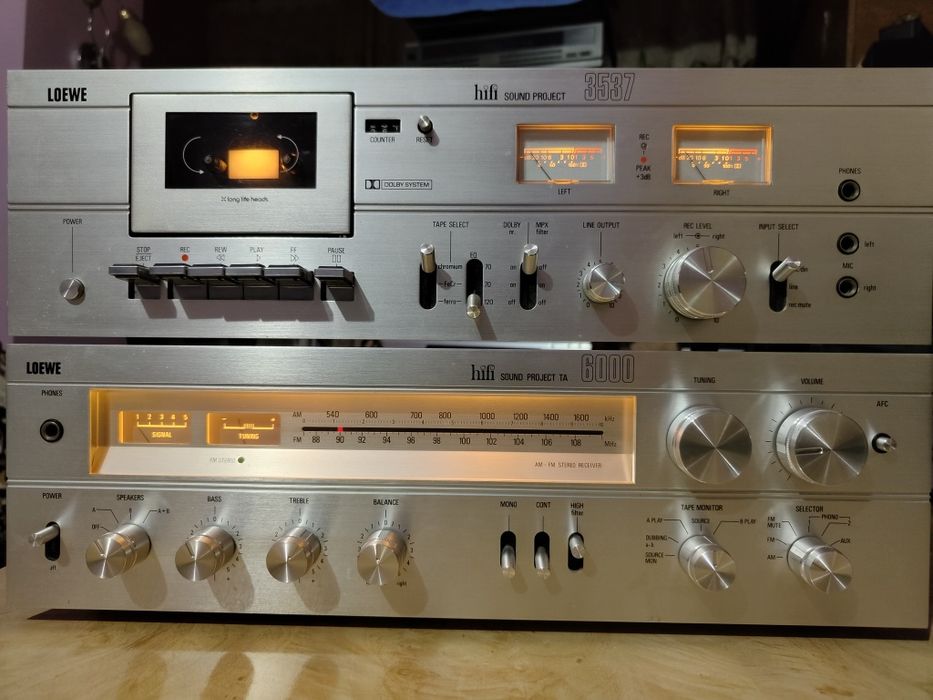 Amplificator Loewe Philips Sound Project TA 6000.Deck Loewe 3537