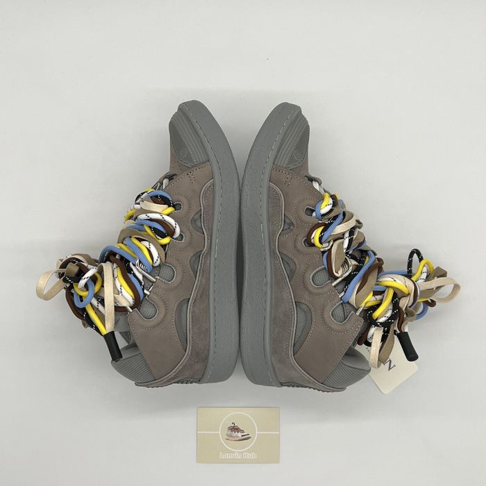 Lanvin Curb Gray Triple Lace