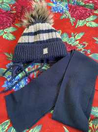 Зимний Комбинезон на мальчика шапка шарф