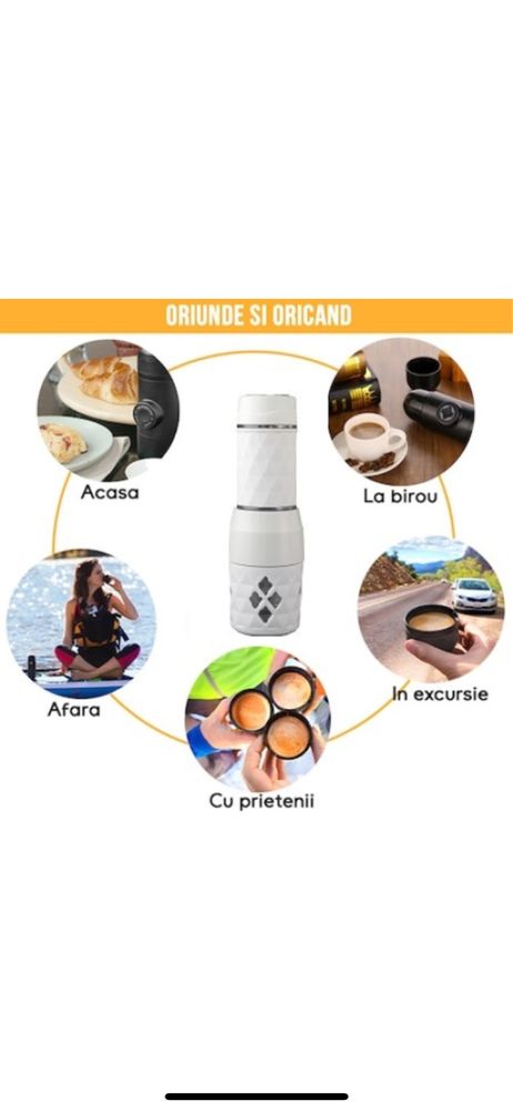 Espressor portabil - nu necesită electricitate