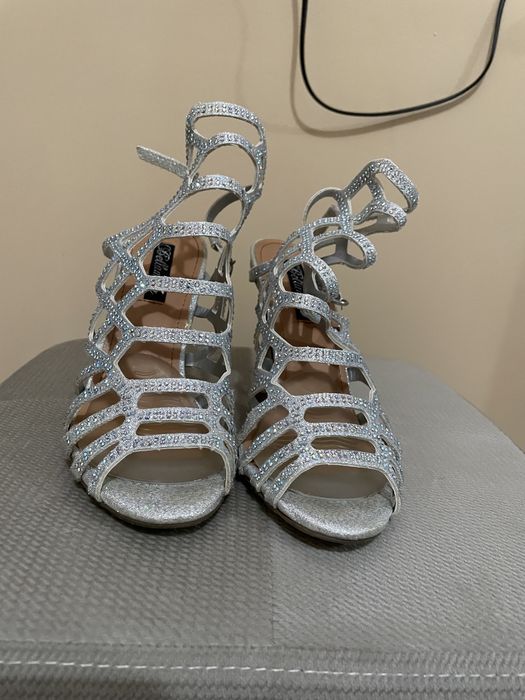Sandale cu sclipici