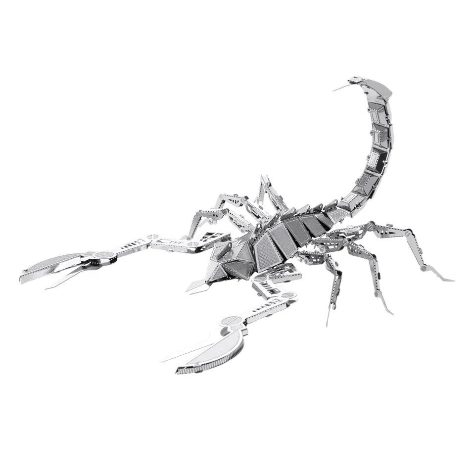 Puzzle 3D metalic Scorpion. Oțel inoxidabil, nu se desface la manevra